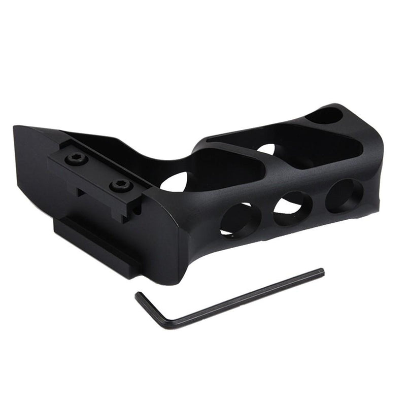 Carica immagine in Galleria Viewer, METAL IMPUGNATURA ANGOLATA PER SLITTE STANDARD 20MM NERA 
