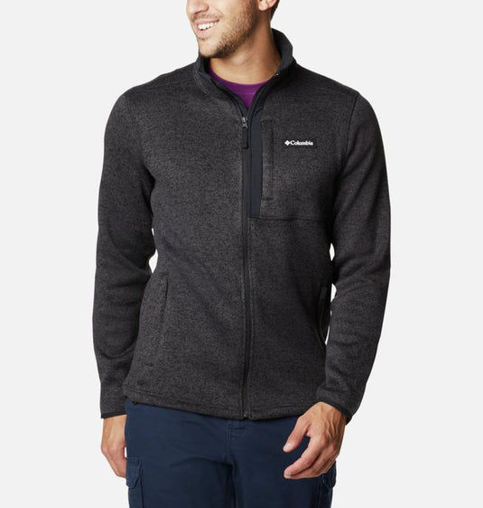 FELPA UOMO CON ZIP COLUMBIA <BR/> 