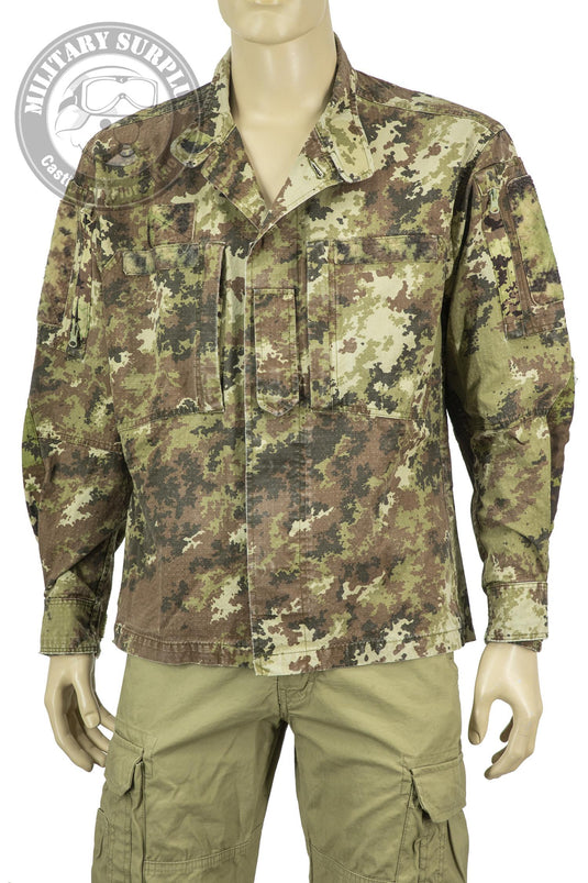 Giacca da combattimento esercito italiano, paracadutisti, usata modello soldato futuro 