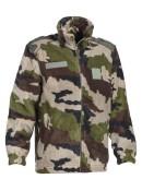 Giacca/maglia bimbo in pile zip lunga camouflage 