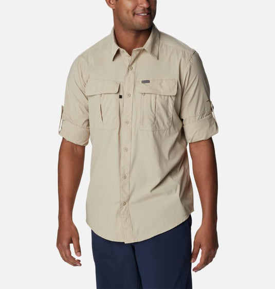 newton ridge™ 2 long sleeve shirt columbia ancient fossil 