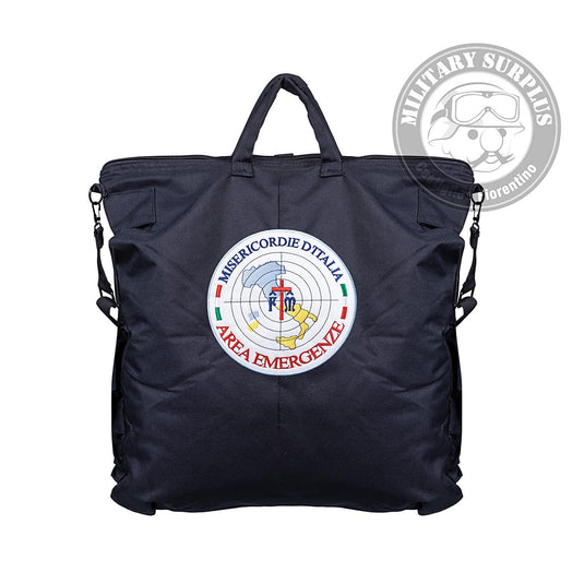 Borsa portacasco ricamata MISERICORDIE AREA EMERGENZA 