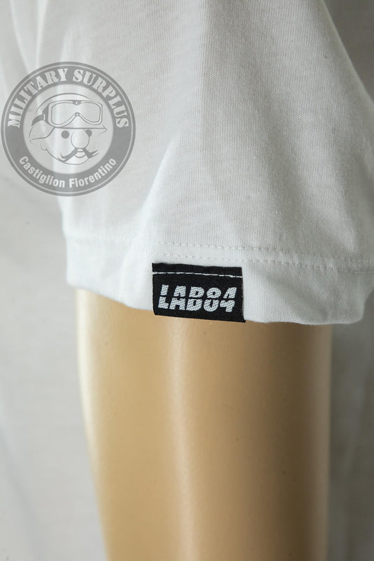 T-shirt girocollo stampata Lab84 100% cotone 