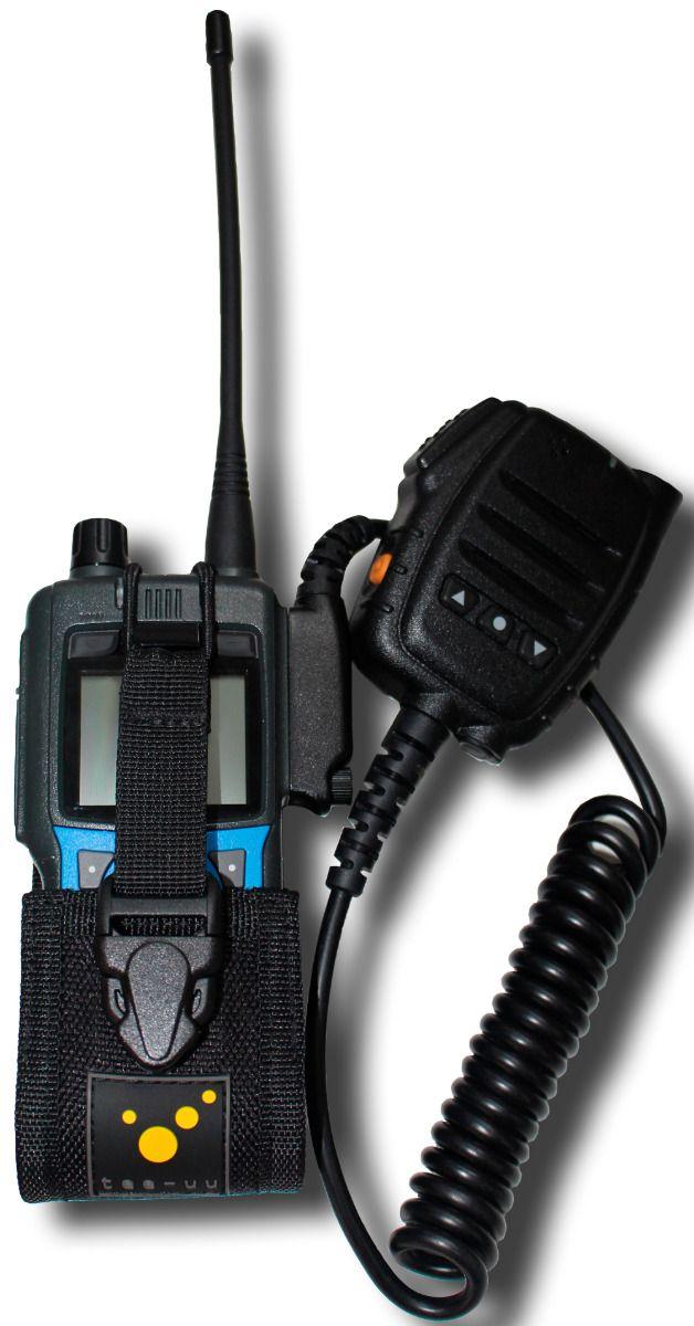 Load image into Gallery viewer, DIGI holster con tracolla per apparecchio radio digitale in cordura nero 
