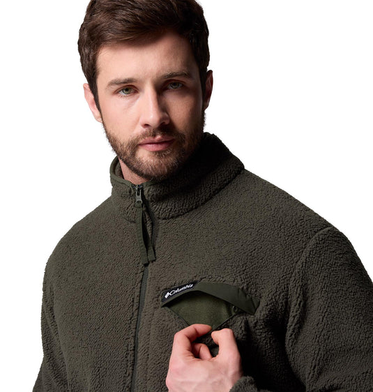 Giacca in pile Sherpa Rugged Ridge™ da uomo VERDE<BR/> 
