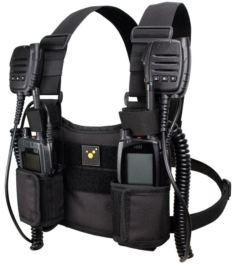 Carica immagine in Galleria Viewer, TEE-UU CHEST TWIN pettorale portaradio 2 posti 
