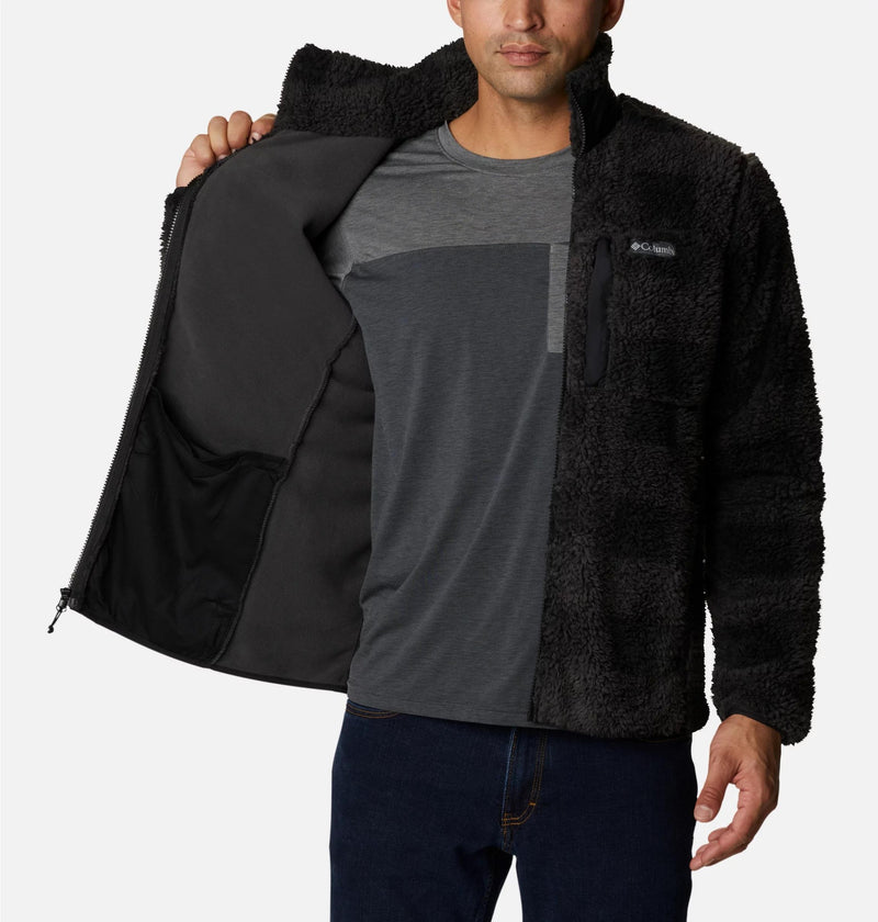 Load image into Gallery viewer, WINTER PASS GIACCA ORSETTO UOMO COLUMBIA A QUADRI  NERO 
