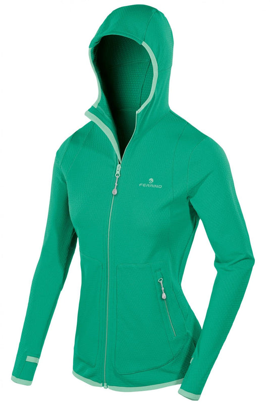 Mitchell giacca donna con cappuccio FERRINO VERDE GIADA 