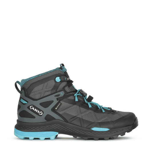 AKU ROCKET MID DFS GTX WS DONNA NERO-TURCHESE<BR/> 