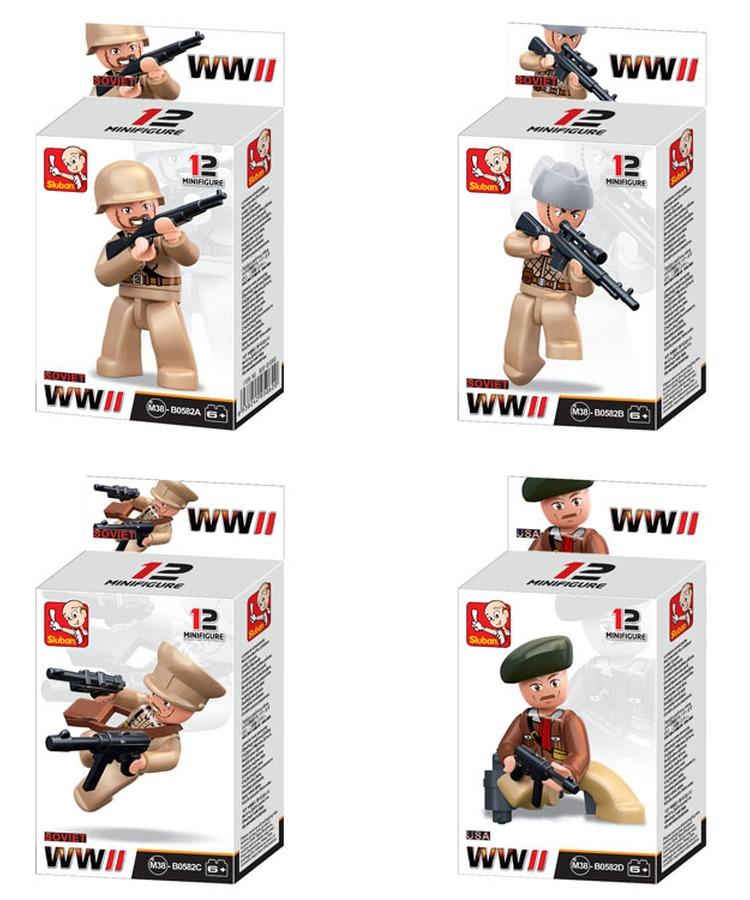Carica immagine in Galleria Viewer, ww2 sluban mini figures 
