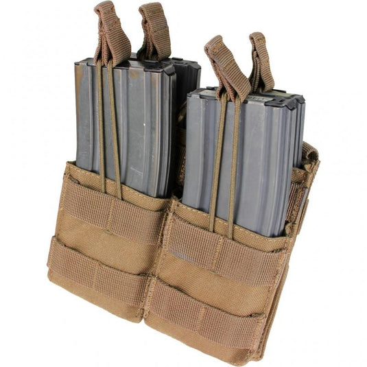 Porta Caricatore Rapido Doppio 4 Posti MA43 COYOTE BROWN<BR/><BR/> 