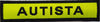 REVERSE reverse qualifica 12x2.5 giallo nero con velcro AUTISTA