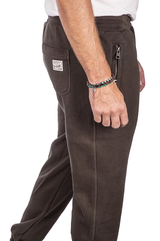 smithy's pantafelpa uomo Verde Militare 