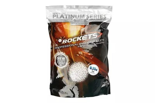 rockets platinum series 0,25g bb's pallini softair 1kg 