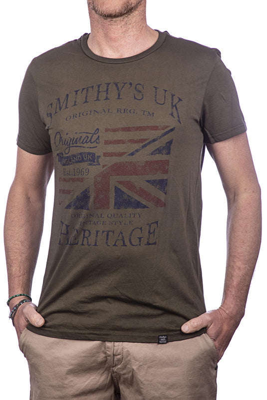 T-shirt uomo Smithy's stampata 