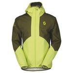 giacca da uomo Scott Explorair light dryo 2.5 layer  bitter yellow/fir green 
