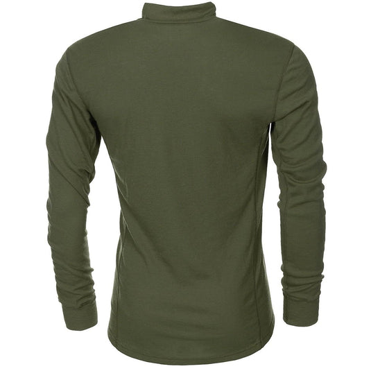 MAGLIA TERMICA NORVEGESE MEZZA ZIP MANICA LUNGA NUOVA 
