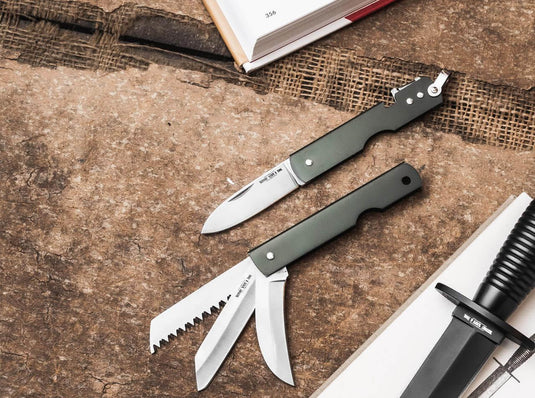 Japanese Army Pen Knife Saw & Hawkbill History Knife & Tool 