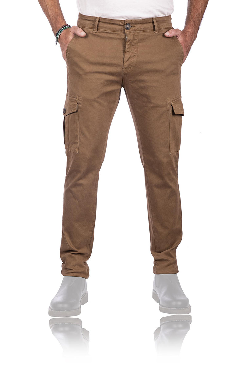 Load image into Gallery viewer, smithy's pantaloni cargo uomo Fango 
