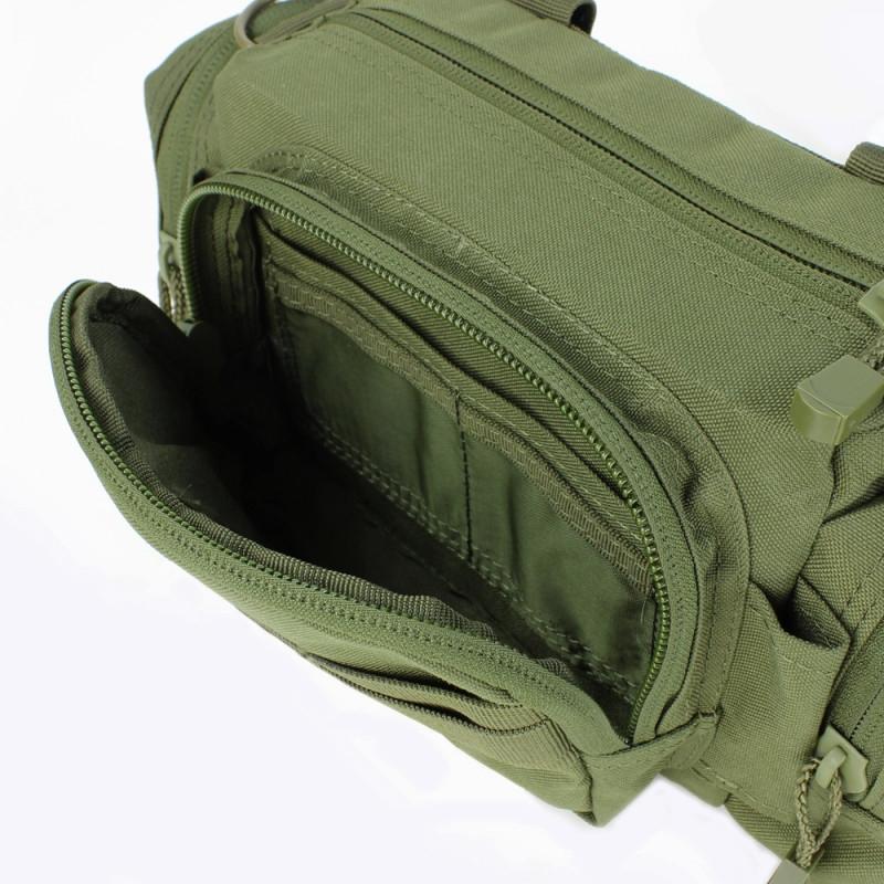 Carica immagine in Galleria Viewer, marsupio borsa multiuso sistema molle nero 

