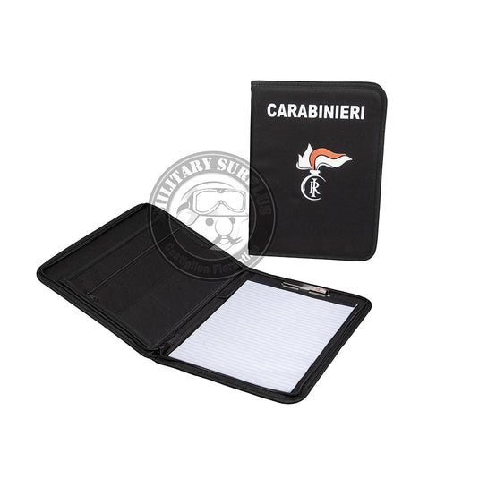 Cartellina portaordini portadocumenti stampata CARABINIERI  fiamma araldico 