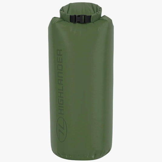 highlander x-light dry sack 25 lt sacco stagno verde oliva 