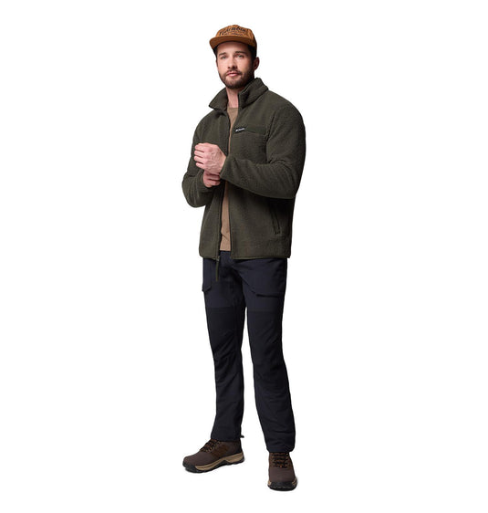 Giacca in pile Sherpa Rugged Ridge™ da uomo VERDE<BR/> 