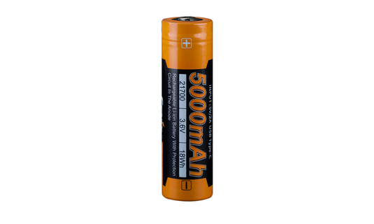 batteria ricaricabile Fenix 21700 5000mah usb 