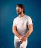 KONUS Men's Technical Polypropylene Short-Sleeved T-Shirt, WHITE
