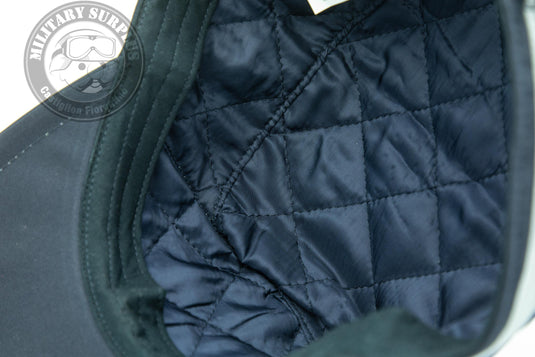 Berretto Pasubio POLIZIA LOCALE invernale foderato con logo TOSCANA  misto cotone colore blu 