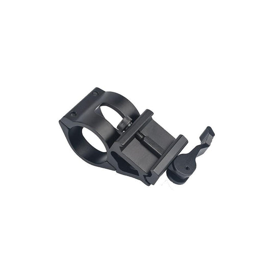 metal attacco 45° diametro 1" con quick detach per torcia o laser nero 