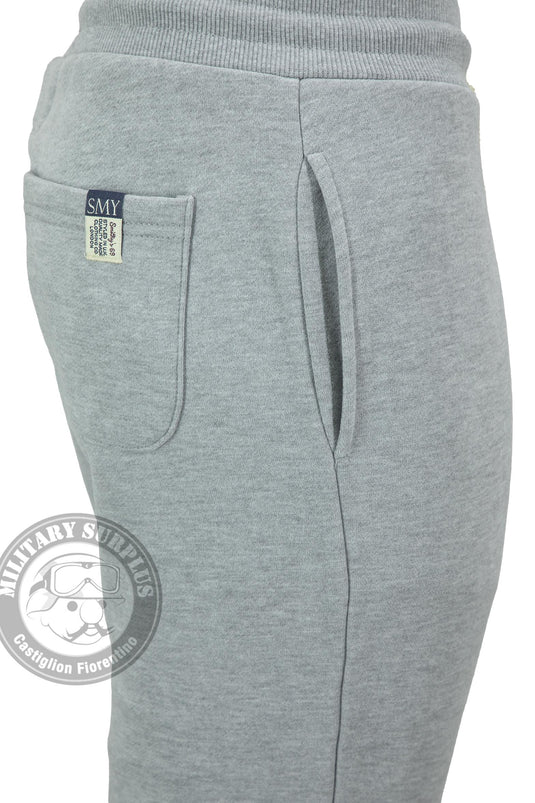 Smithy's pantafelpa uomo grigio melange 