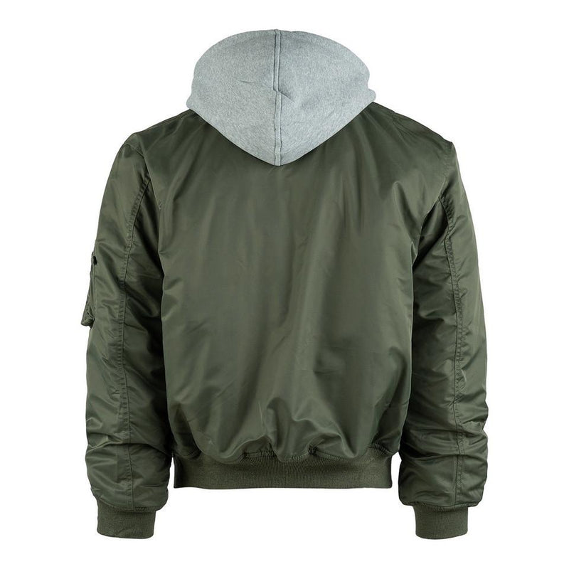 Load image into Gallery viewer, MA-1 Hooded Bomber Jacket VERDE 
