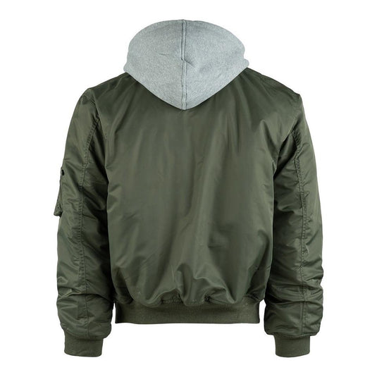 MA-1 Hooded Bomber Jacket VERDE 