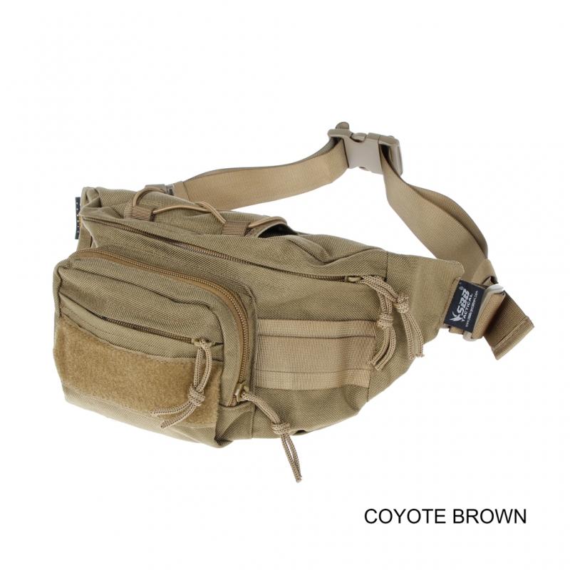 Carica immagine in Galleria Viewer, MARSUPIO T3 IN CORDURA CON SUPPORTO PER ARMA COYOTE BROWN 
