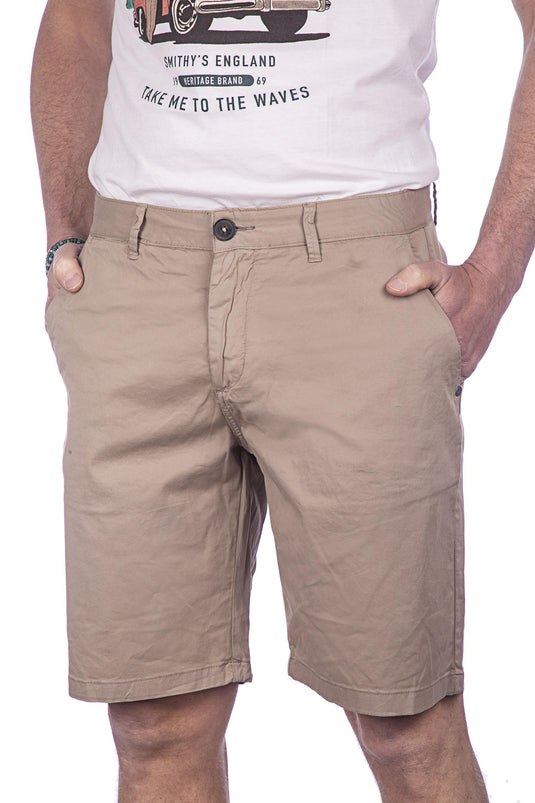 Bermuda uomo Smithy's in cotone elasticizzato 