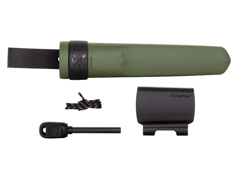 Load image into Gallery viewer, mora knives kansbol green con survival kit 
