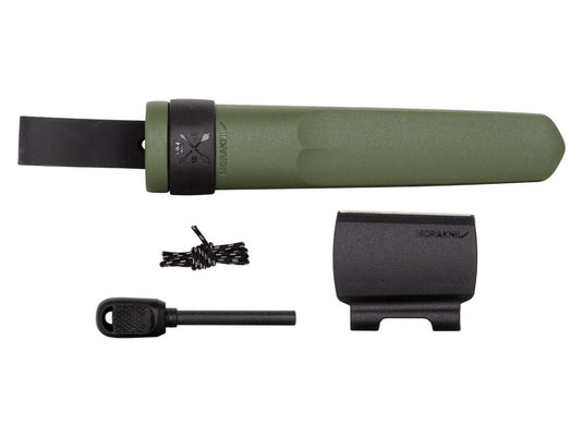 mora knives kansbol green con survival kit 