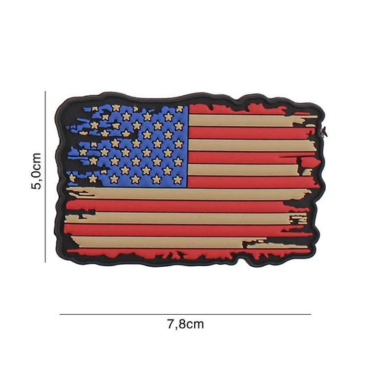 patch 3d bandiera usa vintage 