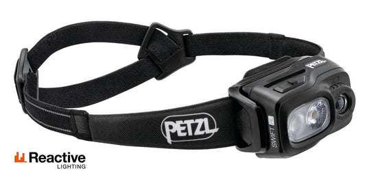 SWIFT® RL  PETZL<BR/>Lampada frontale REACTIVE LIGHTING®. 1100 lumen 