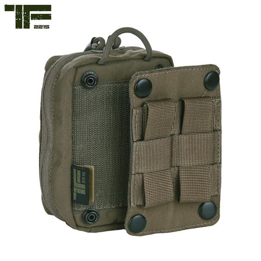 tasca medic piccola nera in cordura<BR/> 
