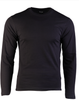 MIL-TEC t-shirt uomo maniche lunghe 100% cotone NERO