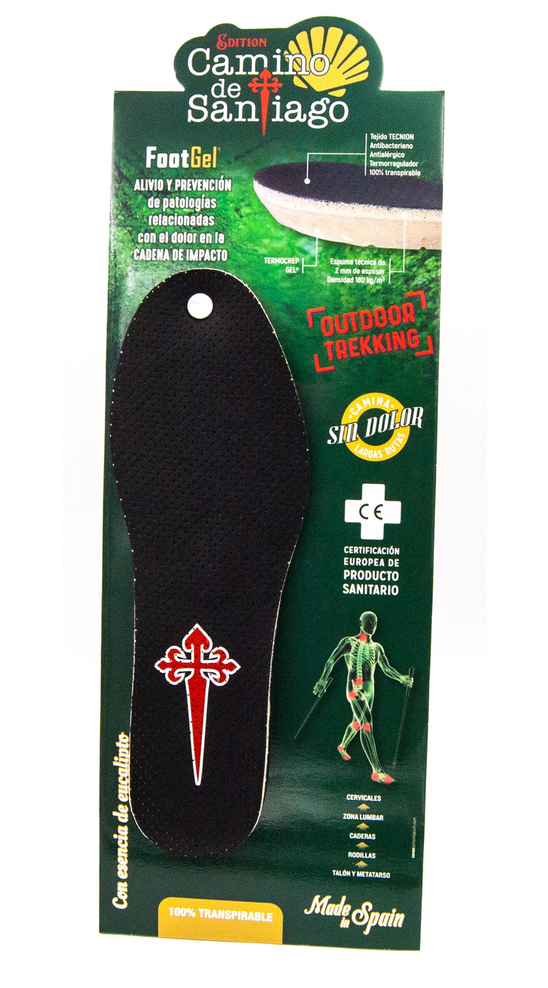 Load image into Gallery viewer, cammino di santiago<BR/>Solette in gel per lunghi percorsi FOOTGEL 
