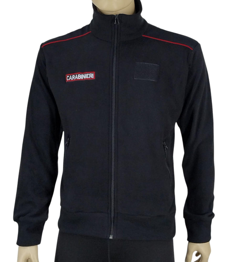 Carica immagine in Galleria Viewer, Maglia in pile con zip lunga CARABINIERI 
