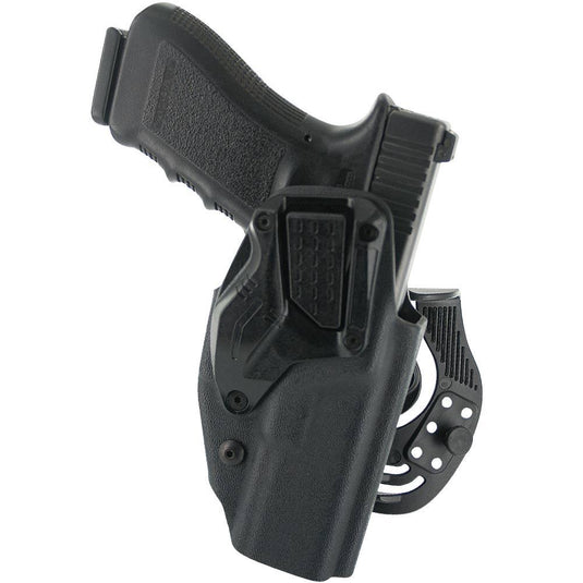 fondina concealment in polimero sistema di sicurezza ltg completa di pad easy combo per glock 17 