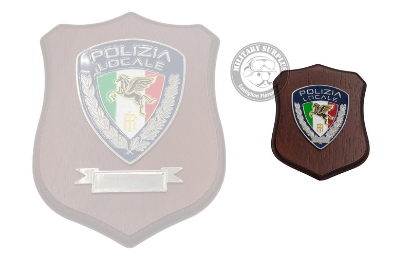 Carica immagine in Galleria Viewer, Mini crest POLIZIA LOCALE pegaso 
