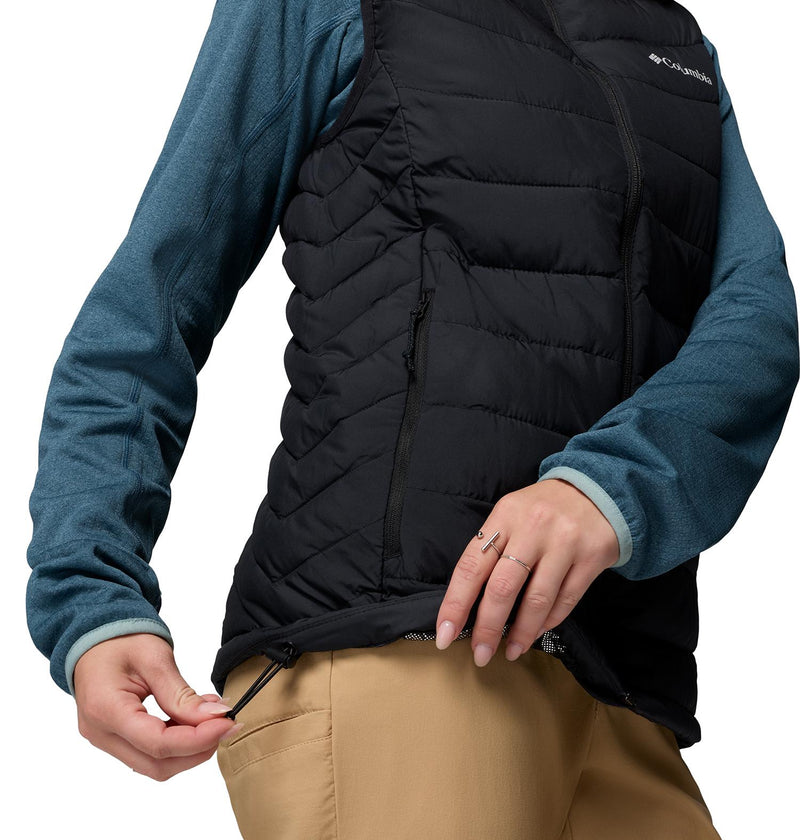 Carica immagine in Galleria Viewer, Gilet imbottito Powder Lite™ II da donna Nero 
