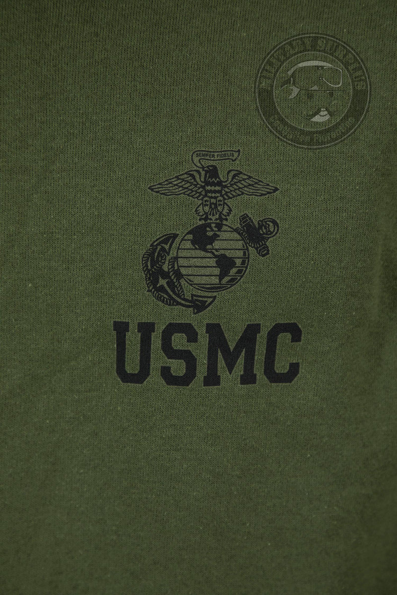 Load image into Gallery viewer, Felpa girocollo USMC originale G.I. VERDE OLIVA 
