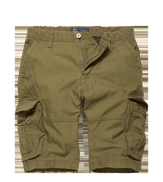 Bermuda cargo in cotone Verde oliva 