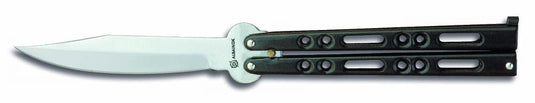 Coltello buterfly albainox 10.5 cm lama manico nero 